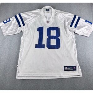 Indianapolis Colts Peyton Manning NFL Football Jersey 2XL‎ XXL Reebok On Field